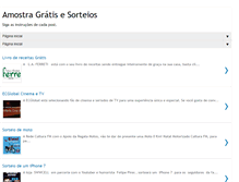 Tablet Screenshot of amostragratis.net